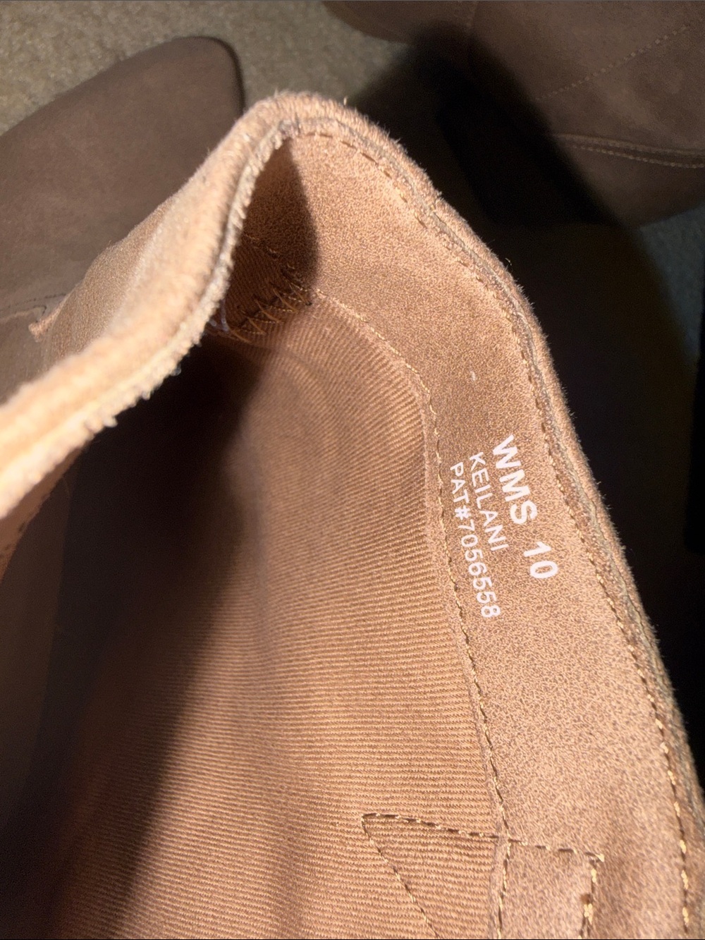 Dolce Vita Taupe Suede-Look Ankle Booties - Picture 7 of 7